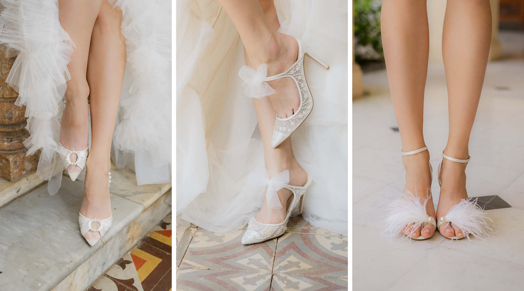 Our predictions for next years top bridal shoe trends! What do you