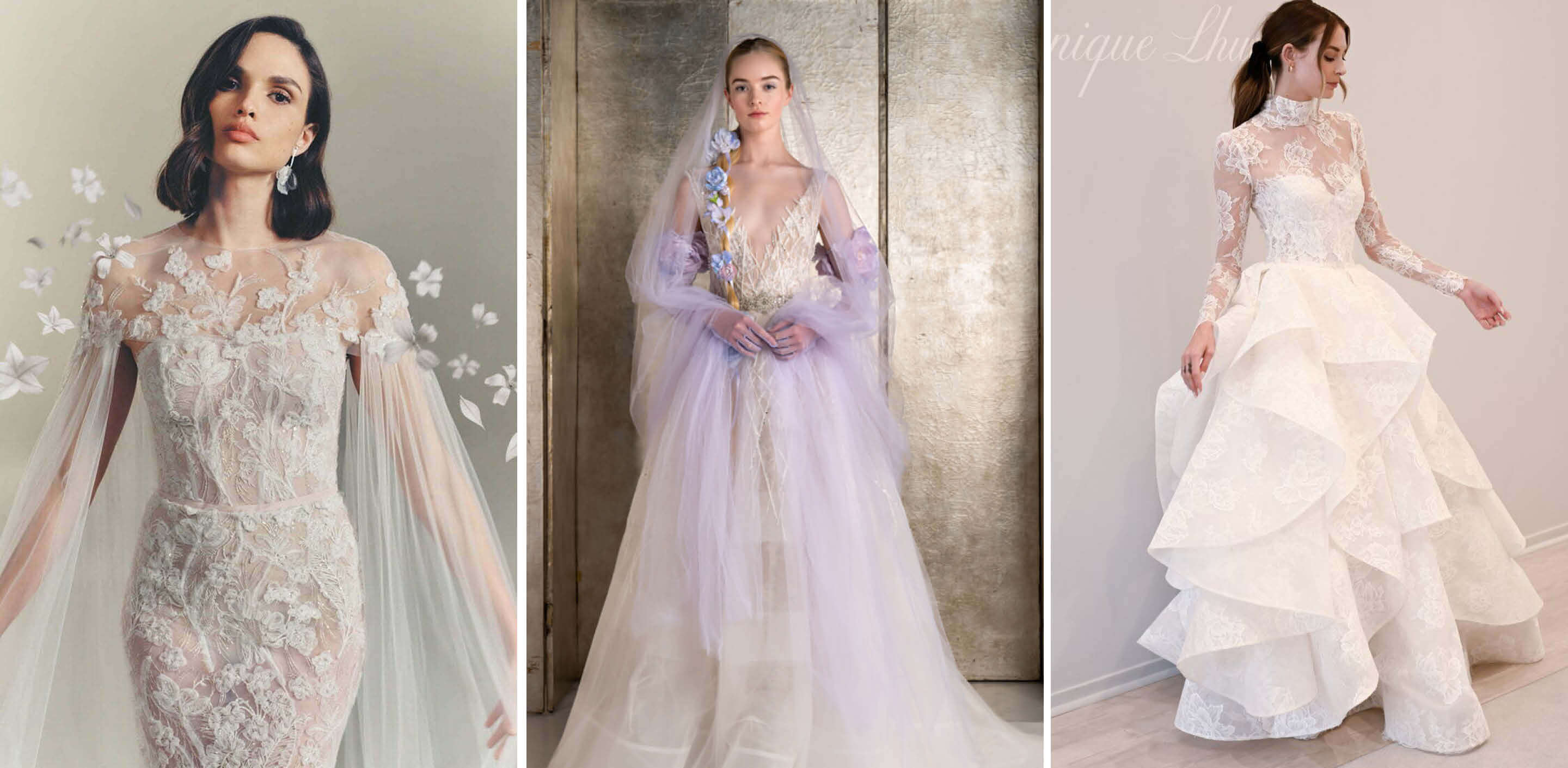 10 of the Newest Trends from the SS24 Bridal Fashion Week