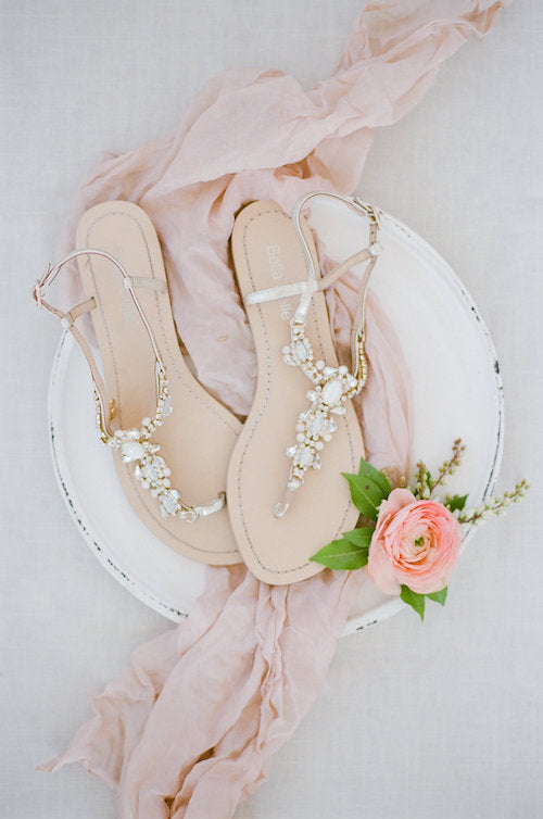 Bella Belle beach wedding shoes