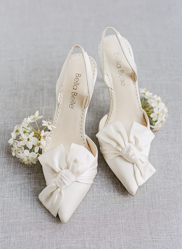 Ladies Designer Wedding Shoes | Bridal Low Block Heel Sandals – Beautifully  Handmade UK