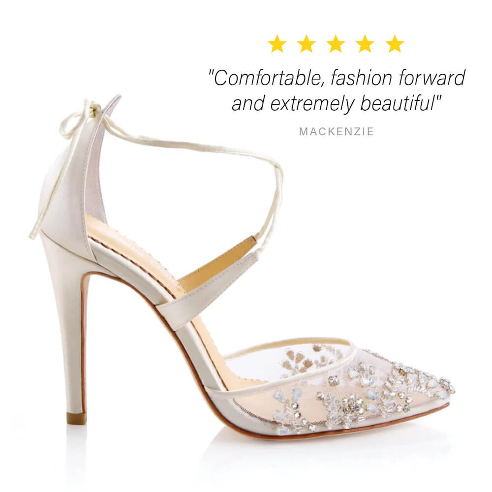 Prettiest 12-Hour Wedding Shoes | Beach wedding shoes, Comfy wedding shoes, Crystal  wedding shoes