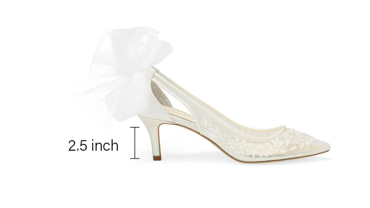 1.5 inch best sale heels wedding shoes