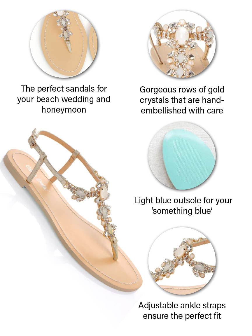 Wedding Shoes, Flats, & Sandals Begging for the Beach