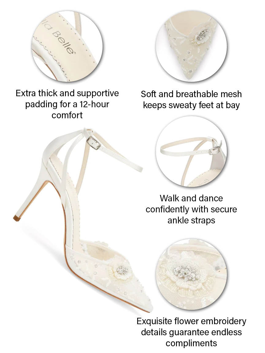 Supportive hot sale wedding shoes