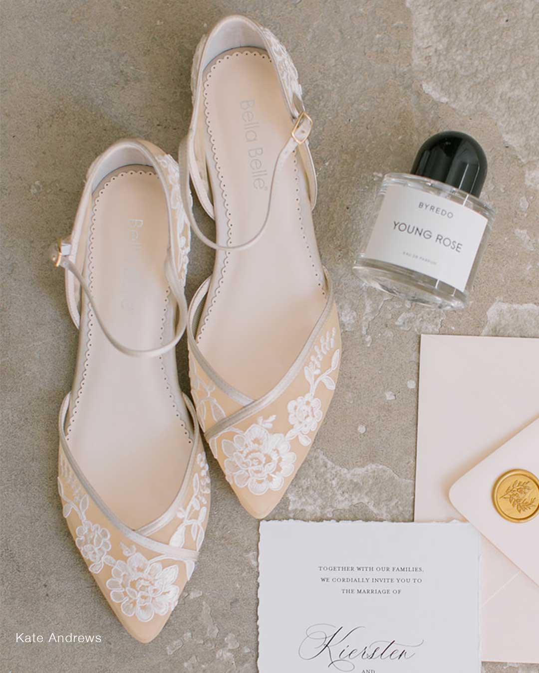 Lace up clearance wedding flats