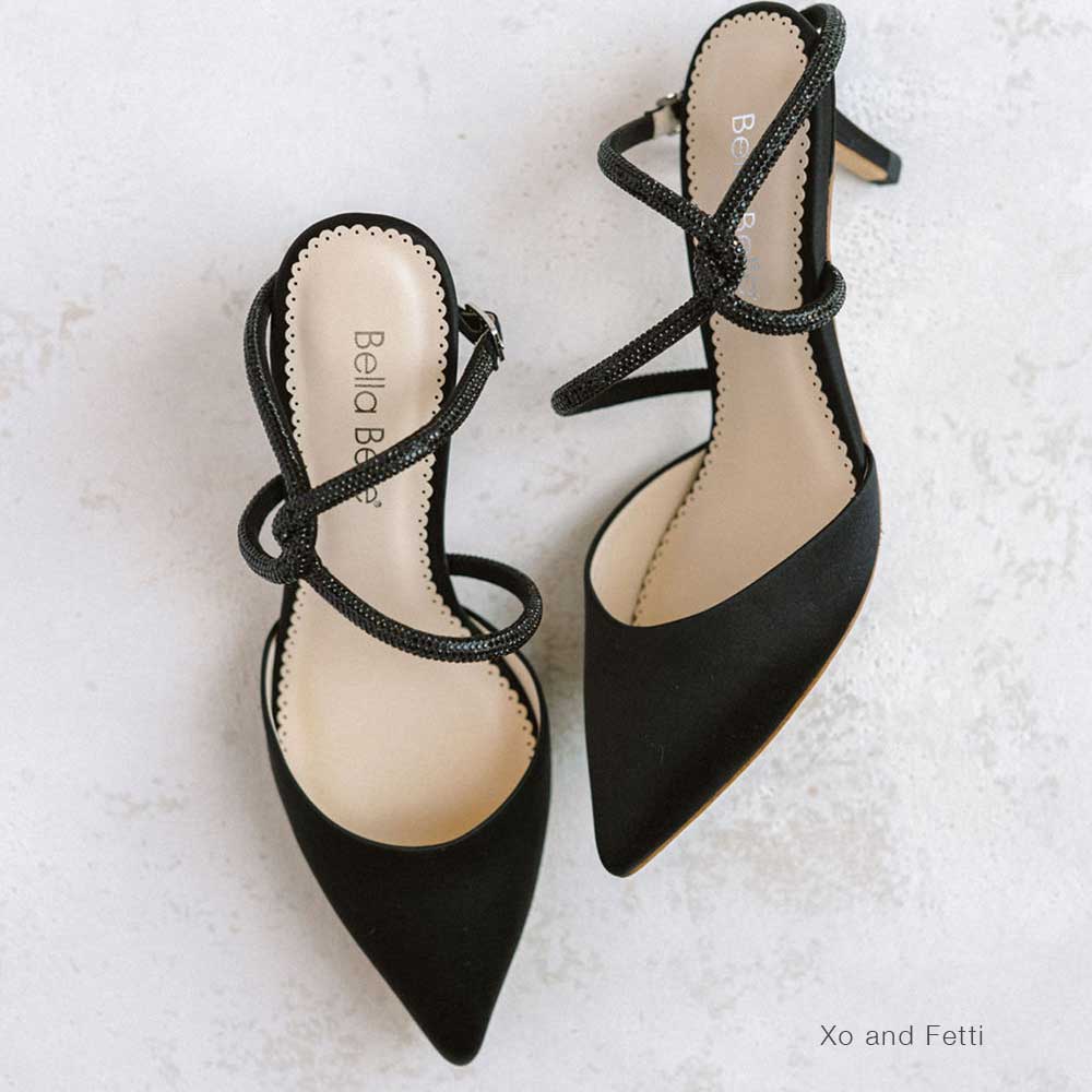 Ankle Strap Heel - Black