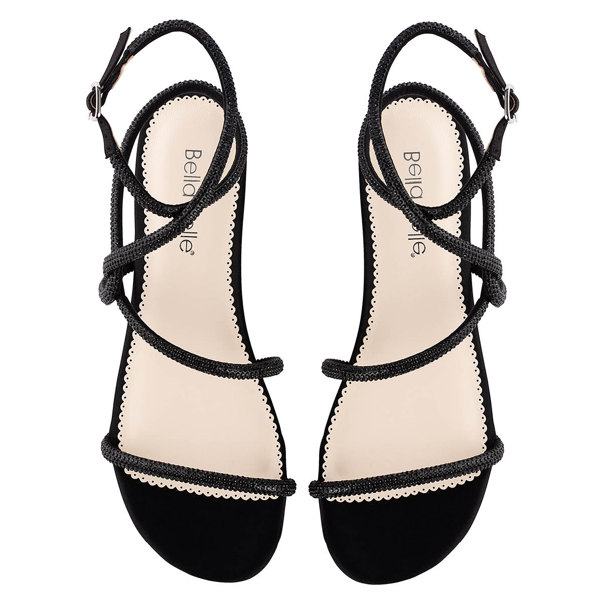 Women's Rhinestone Decor Flat Sandals Fashion Open Toe Slip - Temu