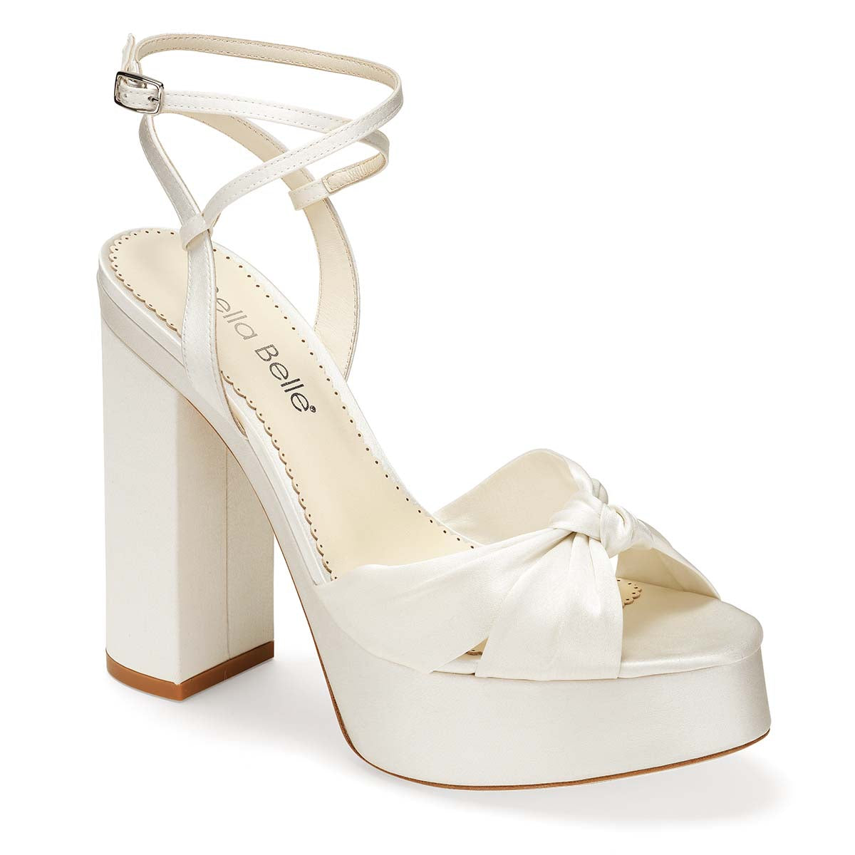 Buy White Embellished Pearl Strap Block Heels by Modanta Footwear Online at  Aza Fashions.