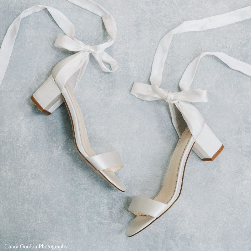 Elegant 2 Inch Block Heel Wedding Shoes: Comfort and Style for Your Big Day