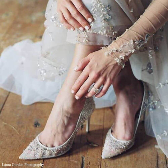 Comfortable Wedding Shoes: 39 Bridal Ideas [2023 Guide]  Wedding shoes  comfortable, Beautiful wedding shoes, Sparkle wedding shoes