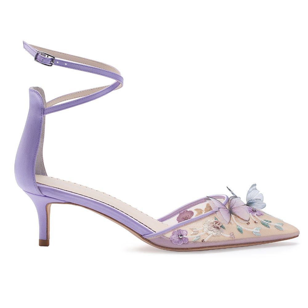 bella belle shoes estelle garden lavender low heel with butterflies 3
