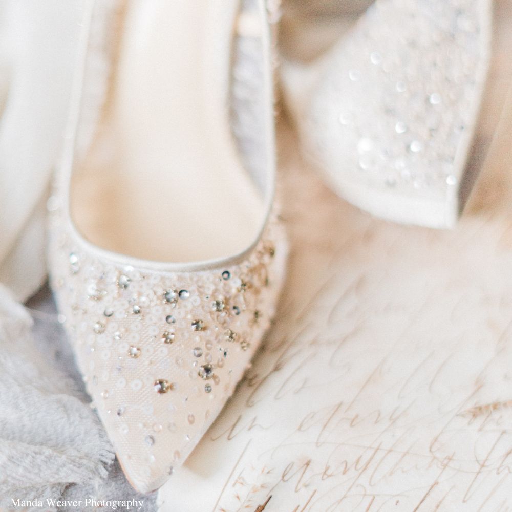 Nude on sale sparkle shoes