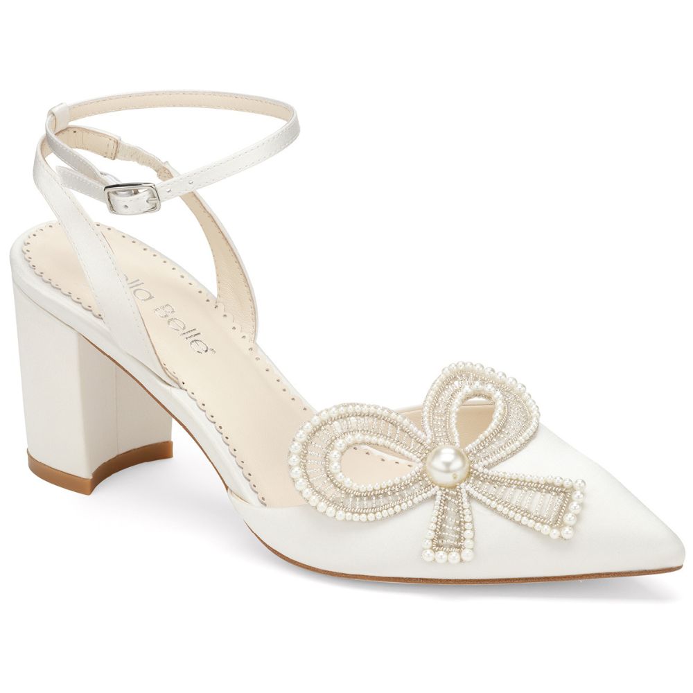 Miu Miu Sabot Mary Jane Cap Toe Mule in White | Lyst