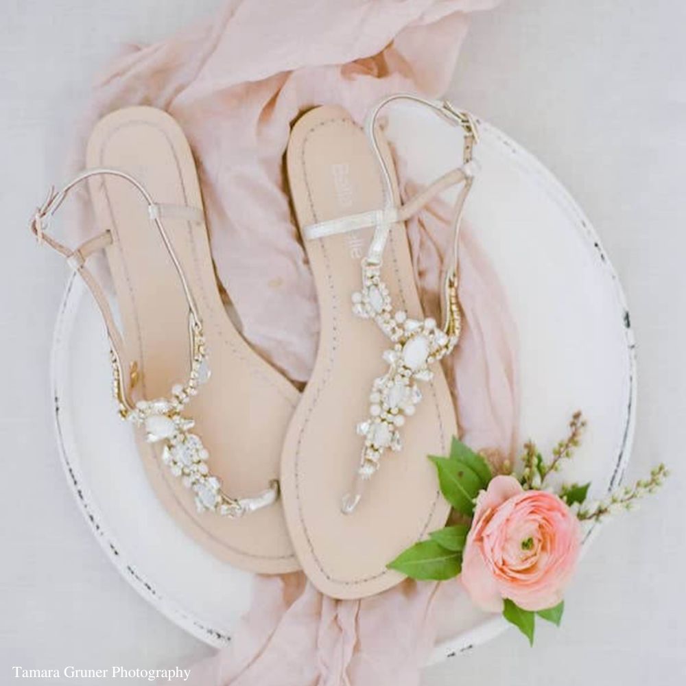 bella belle shoes luna crystal jewel gold dress sandals 2