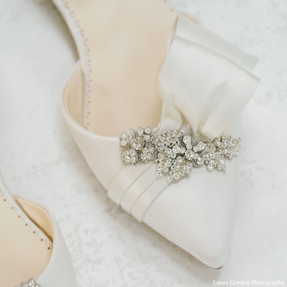 Jeweled cheap wedding shoes