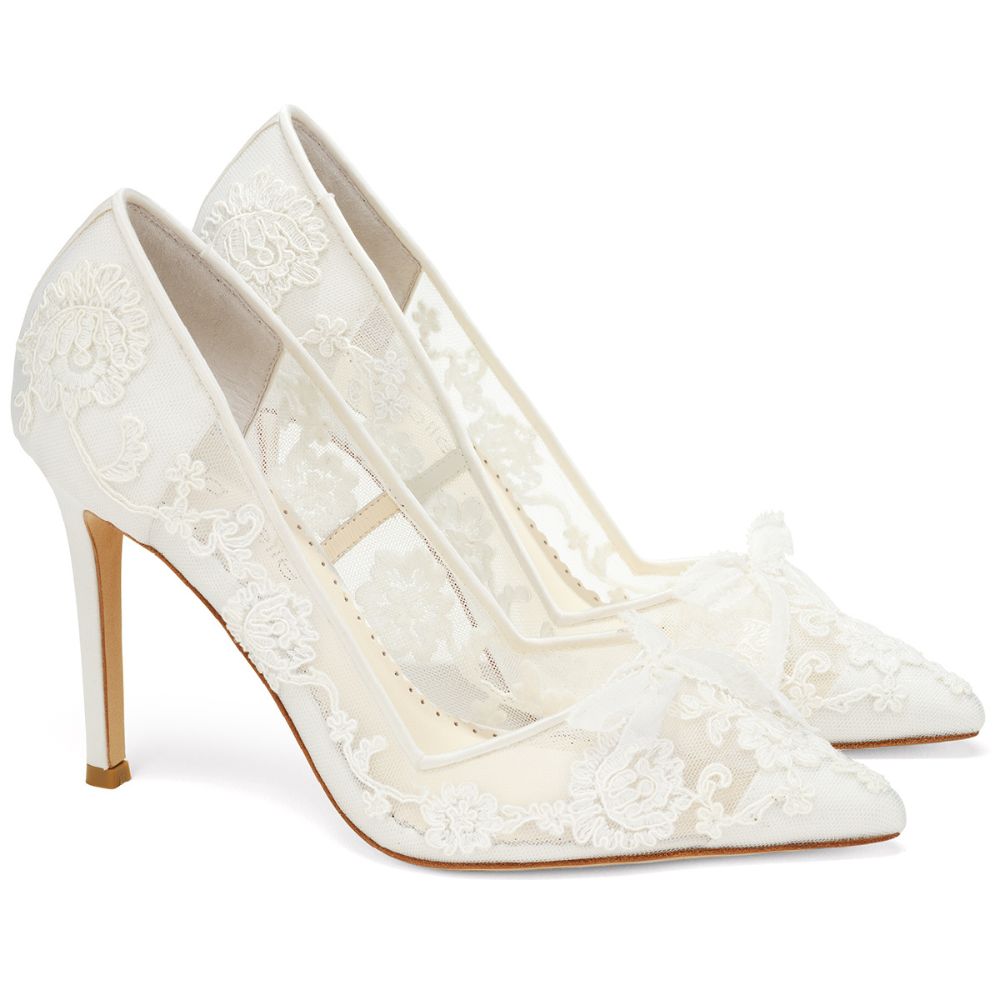 Wedding Shoes 4 Inch Heel | Bridal High Heels For Wedding – Beautifully  Handmade UK